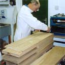 Laminating an Oak slotted beam