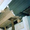 Roof timber supported during Timber Resin Splice installation