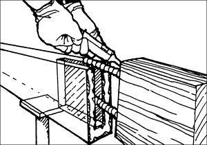 Timber Resin Splice top slot fixing method