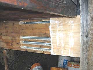 Timber Resin Spplice ready to inject epoxy resin